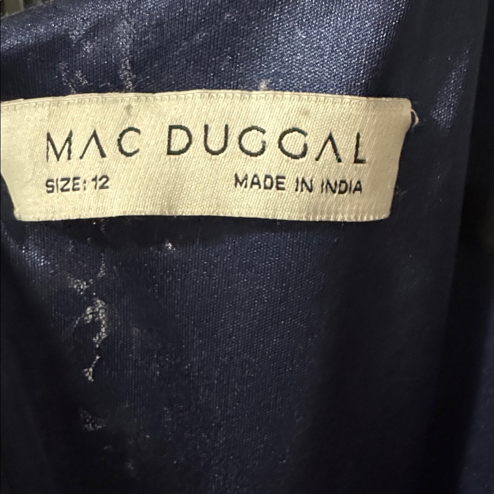 Mac Duggal Embellished High Neck Long Sleeve Midi Dress
Size 12 Brand NWT - Picture 12 of 14